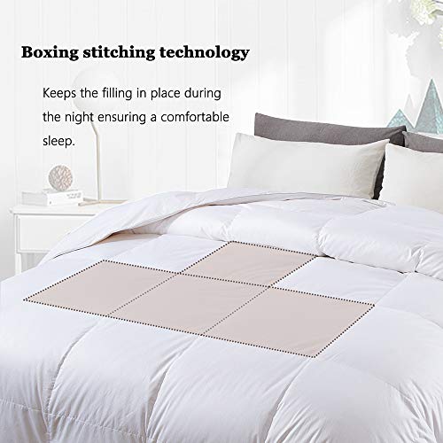 2 COSYBAY+Quilted+Comforter+Feather+Filling