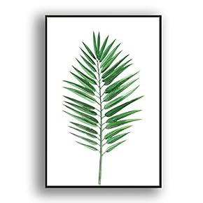 Framed Canvas Wall Art for Living Room, Bedroom Leaves Canvas Prints for Modern Home Decoration Ready to Hang - 16"x24" inches