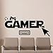 Pbldb 59X26Cm Gamer Wall Vinyl Decal Joystick Game Play Room Sticker Gaming Video Gamepad Teen Children Mural Art Decorthumb 1