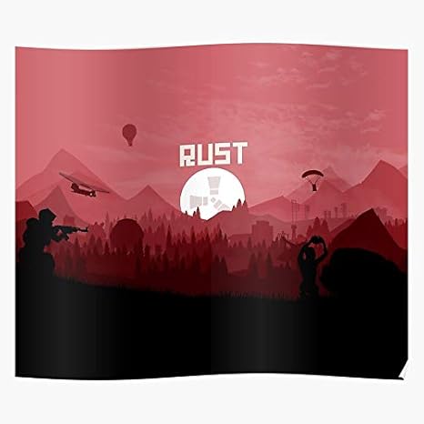 Amazon Com Carwyn Carwyn Videogame Virtual Rust Mine Survival Helicopter Craft Game Home Decor Wall Art Print Poster Posters Prints