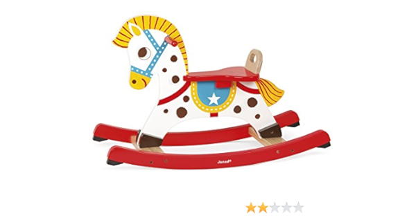 janod caramel rocking horse