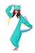 SAZAC Dragon Kigurumi - Onesie Jumpsuit Halloween Costume (Blue)