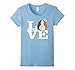 Womens Guinea Pig Shirt, Love Guinea Pig T-Shirt Small Baby Blue