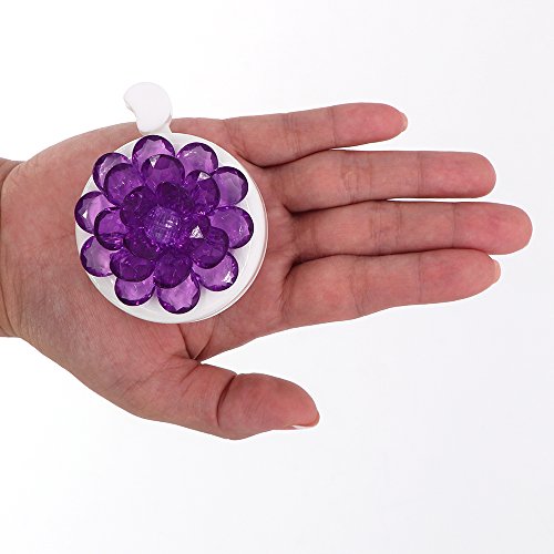 EONMIR Kids Bike Girl's Bicycle Bells,Toddler Bike Parts,Bike Horn Accessory Flowers (X-Purple)