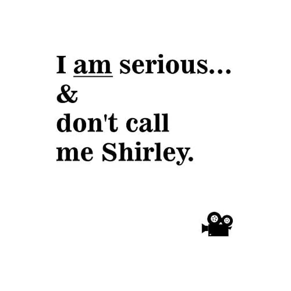 Artery8 Surely Don't Call Me Shirley Rumack Airplane Comedy Movie Art Print Canvas Premium Wall Decor Poster Mural