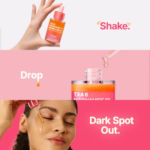 PURITO TXA 6% + Niacinamide 10% Facial Serum | for Dark Spots, Hyperpigmentation, Uneven Skin Tone | High-Concentration Tranexamic Acid | Korean Skincare, 30mL 1.01 fl.oz