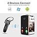 ZEHONG Bluetooth Headset Wireless Bluetooth Earpiece,Wireless Earphones with Mic,Handsfree Earbuds Compatible with iPhone/Android and Other Leading Smartphones,IPX5 Waterproof Technology