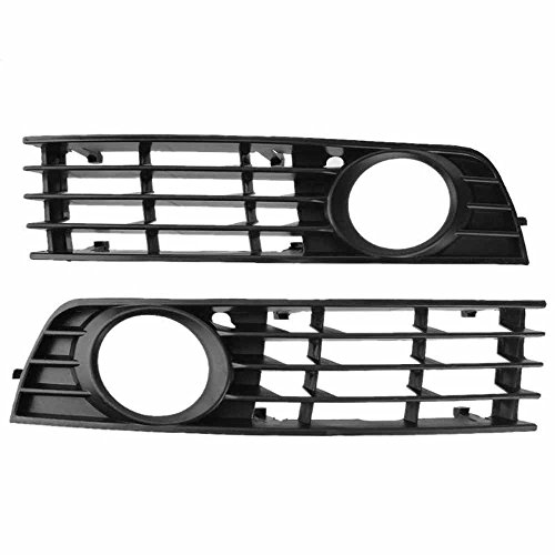 Simply Silver - Bumper Lower Fog - for 02-05 Audi A4 B6 Sedan Front Bumper Lower Fog Light Grille Insert Pair 2xA1L - Thumbnail 3