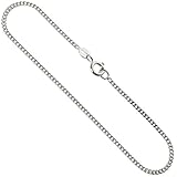Sterling Silver CURB CHAIN Necklaces & Bracelets 1.8mm light Nickel Free Italy, sizes 7 - 30 inch