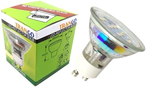 Trango Paquete de 10 iluminación LED GU10 regulable 10TGGU1015SD blanco