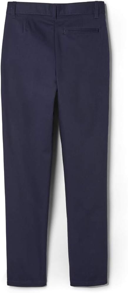 French Toast Boys' Flat Front Double Knee Pant: Clothing