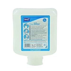 Deb Refresh Clear Foam Wash, schuimzeep, 1 liter cartridge, 6 stuks