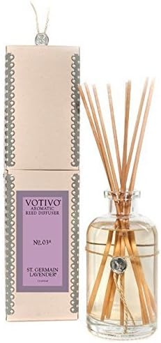 Votivo St Germain Lavender Aromatic Reed Diffuser 7.3 Oz / 216 Ml