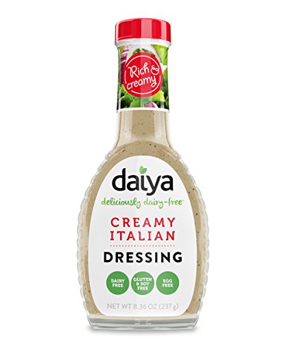Daiya Creamy Italian Dressing, Dairy Free :: Rich & Creamy Salad Dressing :: Vegan, Gluten Free, Soy Free, Egg Free, Non GMO :: Classic Creamy Flavor for Pouring, Dipping or Marinade, 8.36-Oz.