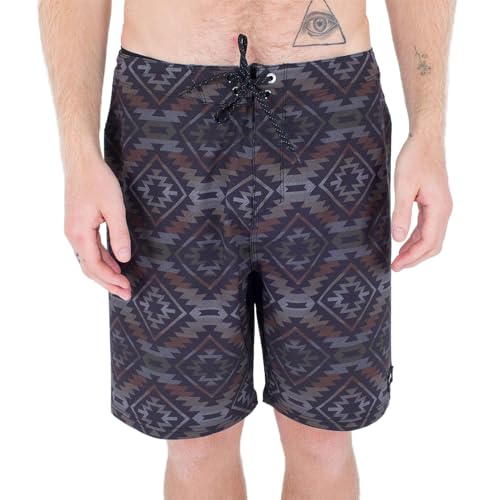 Hurley Herren Phantom Weekender 20' Boardshorts, Schwarz, W28