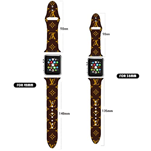 Luxury Designer Watch Band Compatible with Apple Watch Band 44mm 42mm