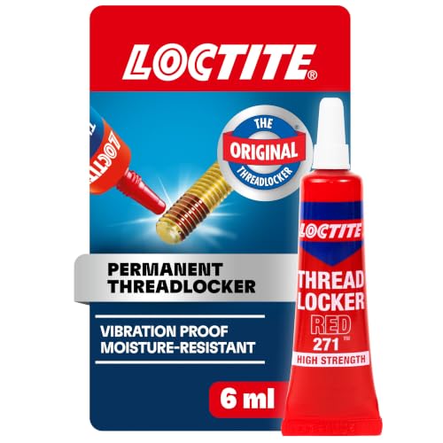 Loctite Threadlocker Red 271 Permanent Screw Glue, 6 ml, 1 Pack at Amazon