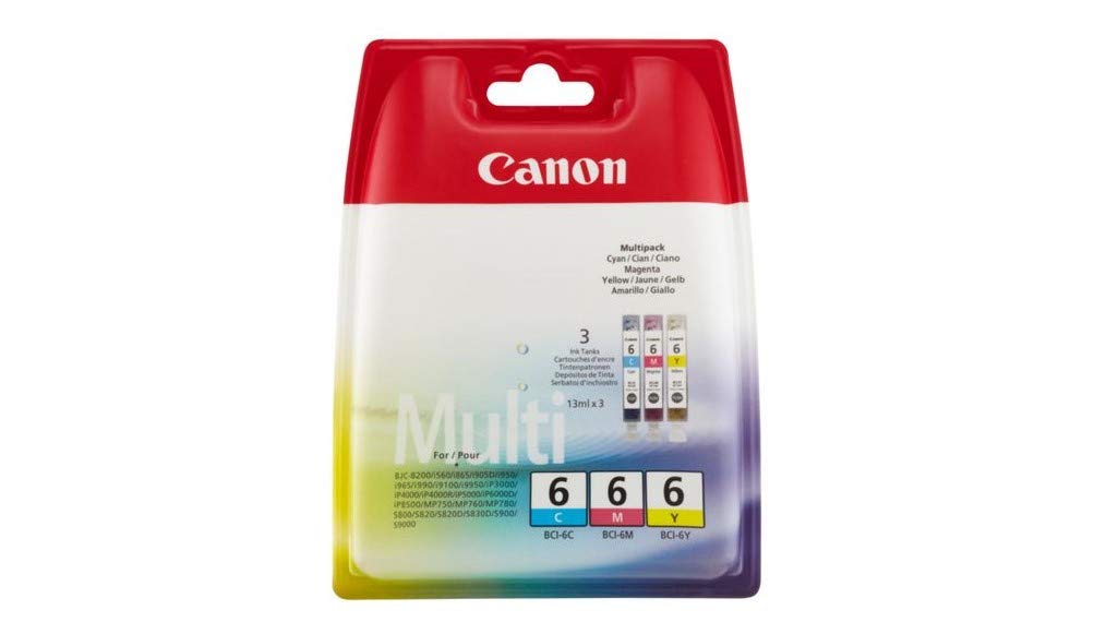 Canon Original Ink Multi-Pack BCI-6C, 6M, 6Y — image 1