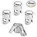 Champagne Bottle Stopper, FUNJIA- 4 Pack Stainless Steel Vacuum Sealed Sparkling Wine Bottle Stopper -Lifetime warranty