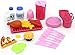 Little Treasures Cooking Play Set, Includes Teacups, Plates, Utensils, Grill, and Food Items