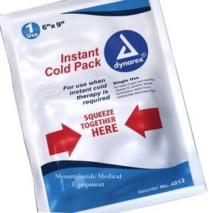 Disposable Instant Cold Pack, 5quot;X9quot, Case/24