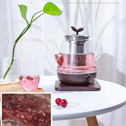 WSJTT Caffè caldo tè e caffè e bollitore 1.2L intelligente bollitore elettrico POT di vetro, acciaio inox 304 bollitore… - immagine 5