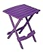 Adams Manufacturing 8500-12-3900 Quik Fold Side Table, Bright Violet