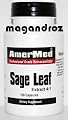 Sage Leaf 120 Capsules, Sage Leaf 3200 Mg Antioxidant Remedy for Menopausal Sweating - Amermed