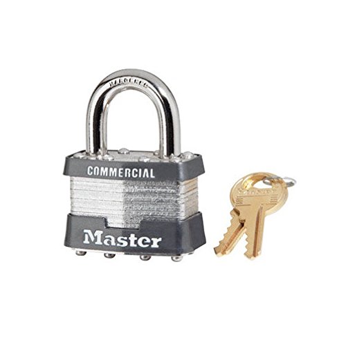 Master Lock1.75 in. H x 1.75 in. W x 1-3/4 in. L Laminated Steel Dual Ball Bearing Locking Padlock