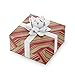 Note Card Cafe Bella Kraft Christmas Wrapping Paper | 6 Pack | 30 x 120 inch Rolls | Classic, Minimalist Designs | Holidays, Christmas, Gifts, Presents, Exchanges, Showers | Recyclable, Biodegradable