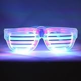 LED Rock Star RGB Shutter Sunglasses by AYANGYANG