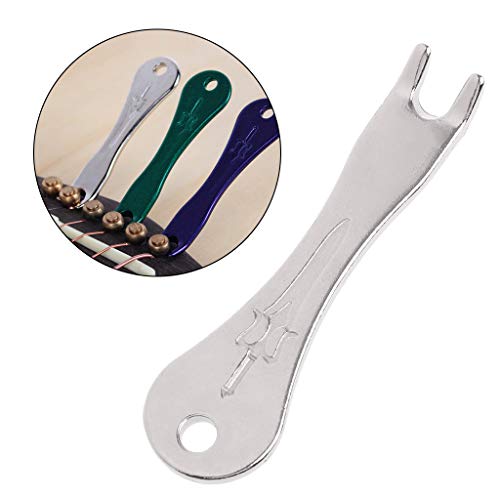 Forgun 1Pc Acoustic Guitar Bridge Pins Puller Extractor Removal Tool Stainless Steel