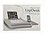 LapDesk Memory Foam Portable Workstartion, With USB Light And Mouse Deck/Phone Holder That Slides Left Or Right Silverthumb 1