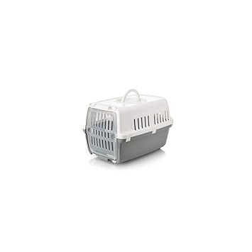 Savic Zephos 2 Open Pet Carrier, Grey