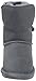 BEARPAW Abigail Shearling Boot (Little Kid/Big Kid),Charcoal,4 M US Little Kid