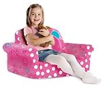 Disney Sofas-Marshmallow 2-in-1 Flip Open Sofa, Disney Minnie's Bow-tique