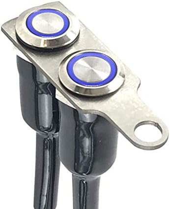 LED Motorcycle Switch ON-OFF Headlight Fog Light Handlebar Adjustable Mount Waterproof Switches Button DC12V