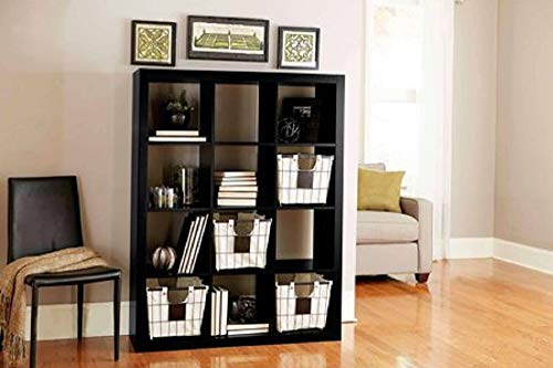 image for Better Homes and Gardens.. Bookshelf Square Storage Cabinet 4-Cube Org