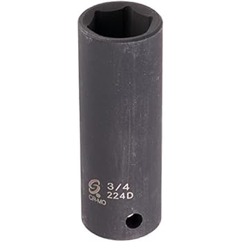 Sunex 7/8 In. 1/2 In. Drive Extra Long Deep Impact Socket 228XD - Acme
