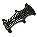 Chuangtong Archery Arm Guard Shooting Protection Safe Guard PU Leather with 3 Adjustable Straps(CT014,Black)