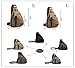 Kalevel Outdoor Sports Travel Crossbody Backpack Casual Shoulder Chest Bag