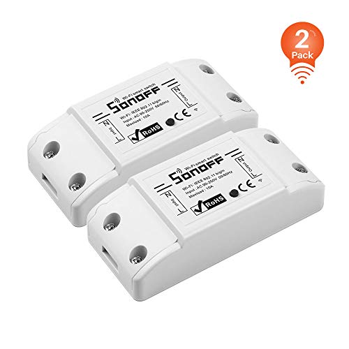 Smart Switch by SONOFF, works with Alexa, Smart Home Devices Works with Google Home and IFTTT, 2.4G Wifi, No Hub is required, Easy installation, App and Voice control, DIY For Home Automation (2 pack) - Thumbnail 6