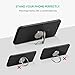 UGREEN Cell Phone Ring Holder Finger Ring Stand Kickstand Compatible for iPhone 11 Pro Max SE Xs XR 8 7 Plus 6 6S X Samsung Galaxy S10 S9 S8 Note 9 8 S7 Edge S6 Android Smartphone, 360 Degree Rotation