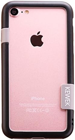 iPhone 7 case Kewek（Macarons series） [Shock-Absorption Bumper and Anti Scratch ] protective TPU Case For Apple iPhone 7 2016 (black)