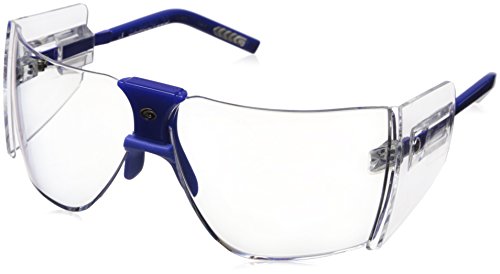 Gargoyles Performance Eyewear Classic Polycarbonate Safety Glasses, Blue Frame/Clear Lenses