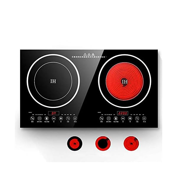 Portable Induction Cooktop 110V 8 Levels Electric Dual Induction