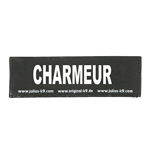 Klettaufschrift, CHARMEUR, klein, Schwarz