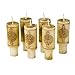 DecoGlow Merlot Scented Wine Cork Candles for Empty Wine Bottles, Birthday, Wedding Cake Toppers - Unique Gifts for Champagne & Wine Enthusiasts, Housewarming Gifts (Set of 6 Candles)