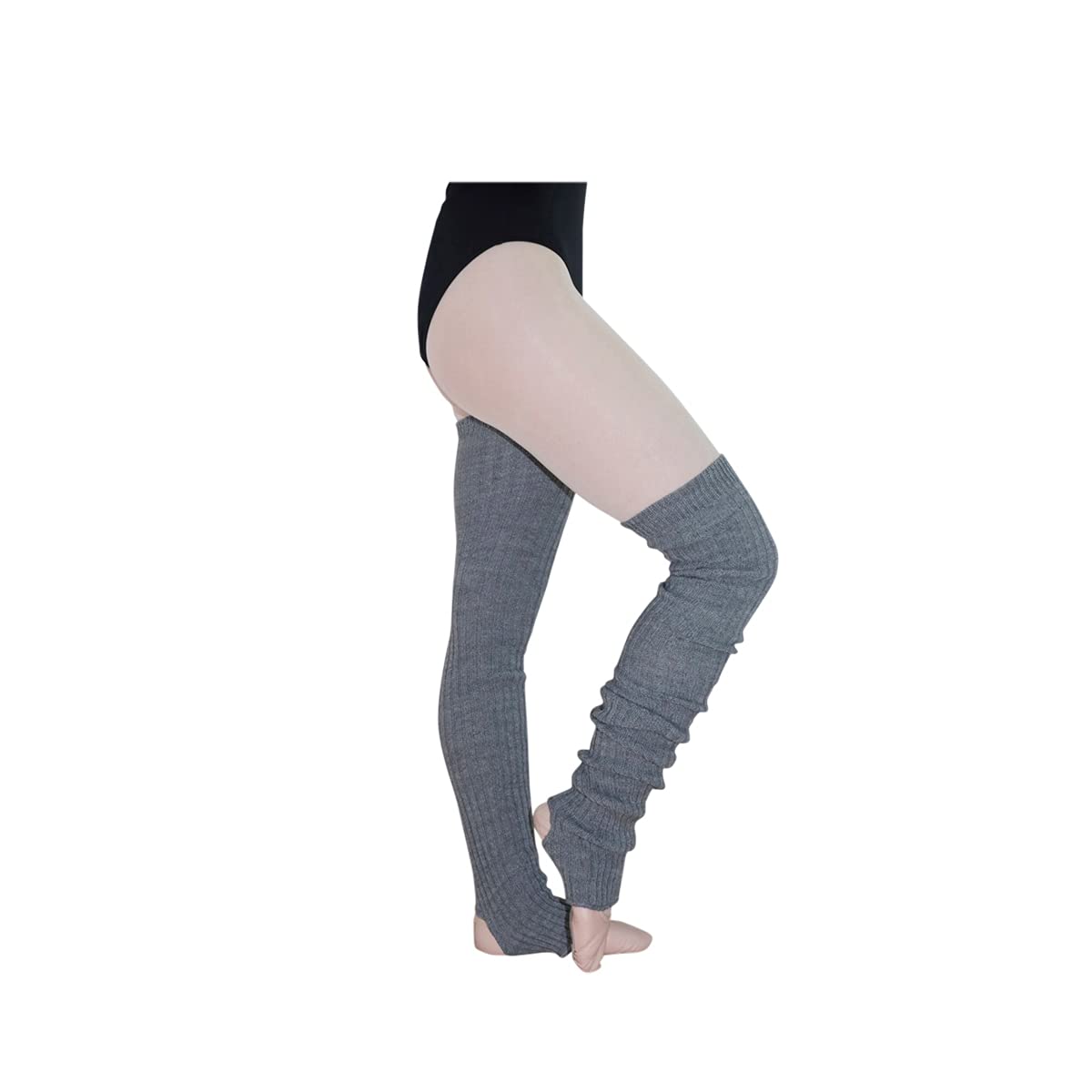 Intermezzo Girls' Leg Warmers 2020 Maxical - Colour: Grey (033) - Length: 80 cm