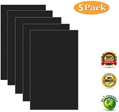 Leather Repair Patch, First-aid Adhesive for Sofas Car Seats Adhesive Handbags Jackets, Leather Repair Kit 5 pcs (Black)
